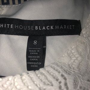 White House Black Market Peplum top